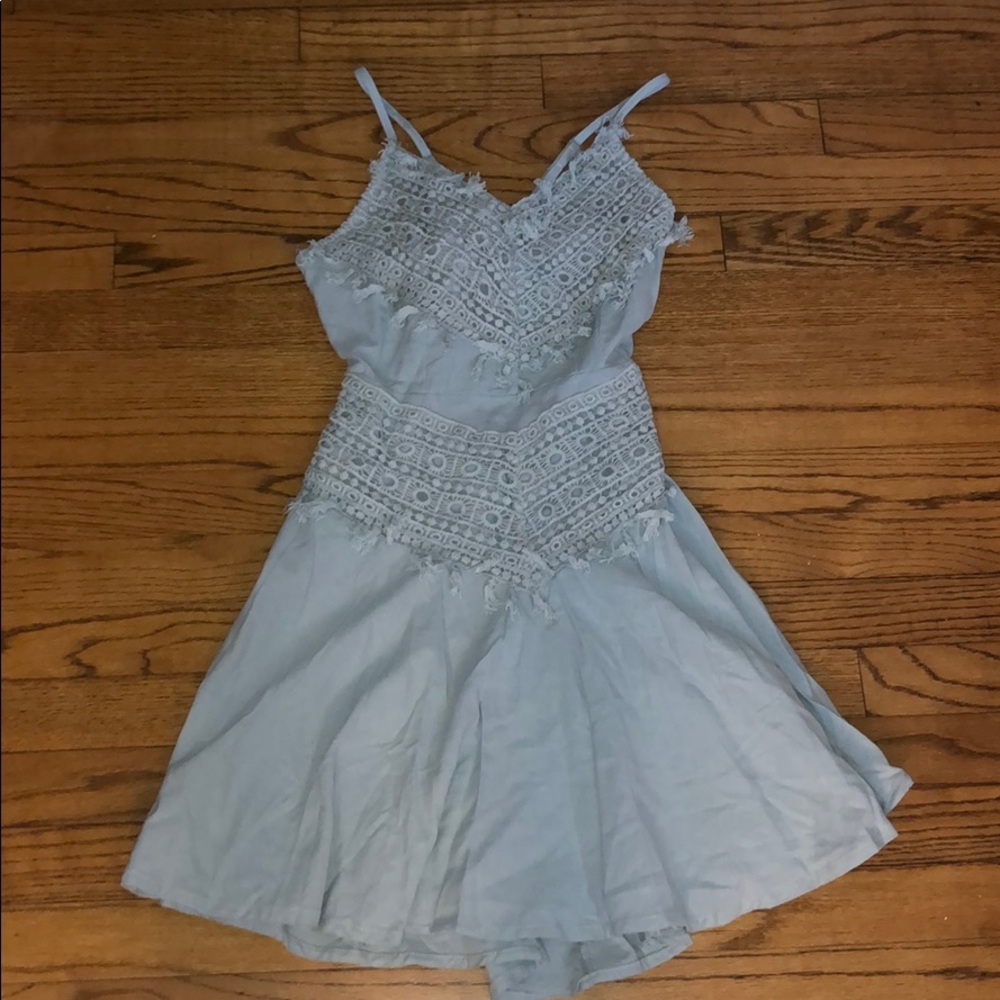 Mint green boutique dress